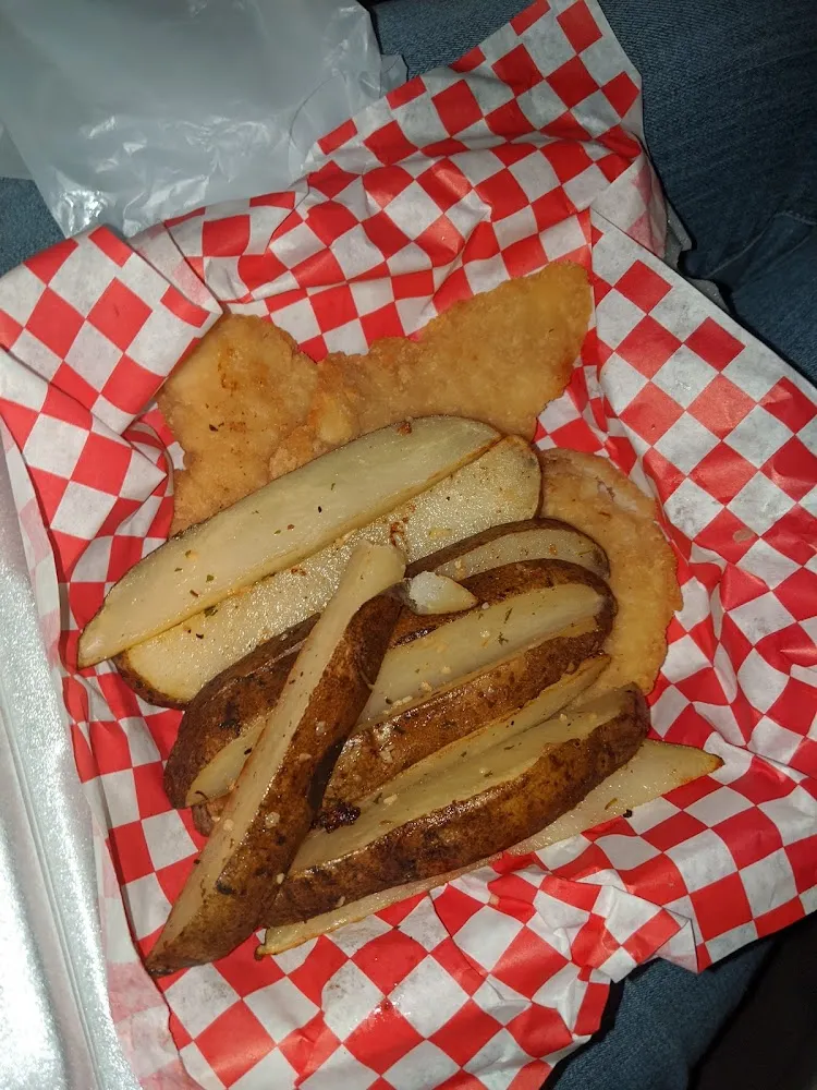 Chicken Tenders and Potato Wedges