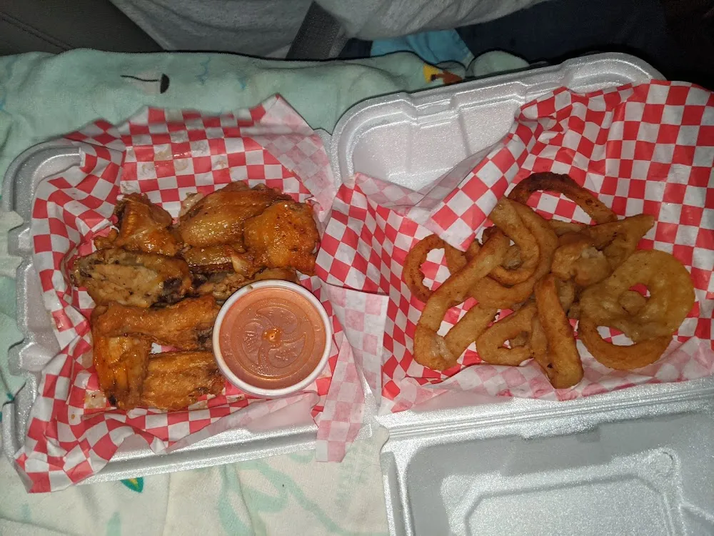 Wings and Onion Rings